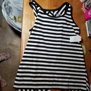 Time and Tru Split Back Relaxed Fit Tank Small